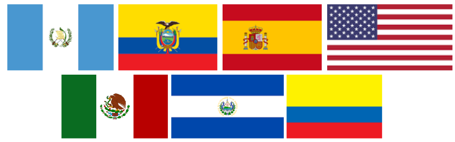 Some Latin American Flags